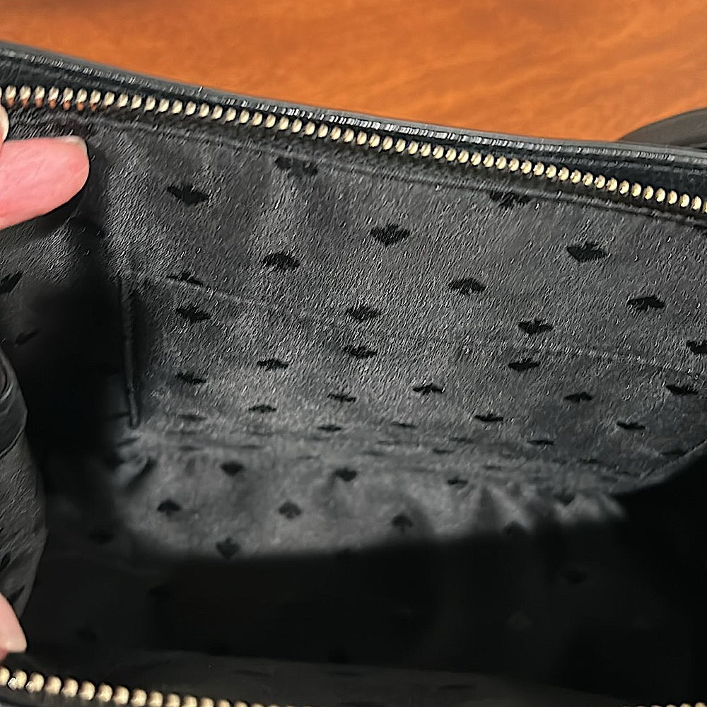 Kate Spade Black leather bag with 3 roomy compartments! - Picture 8 of 10